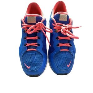 Nike Breathe Flex‎ TR2 Running Shoes 511332-400  Women's Size 11 Blue Pink